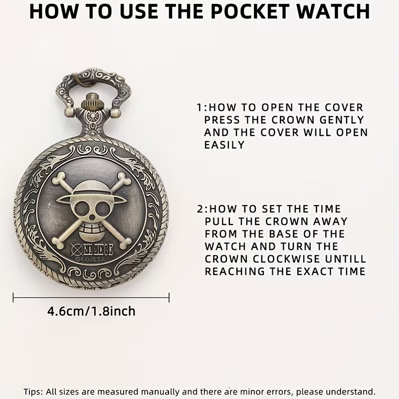 Reloj de Calavera Pirata - One Piece