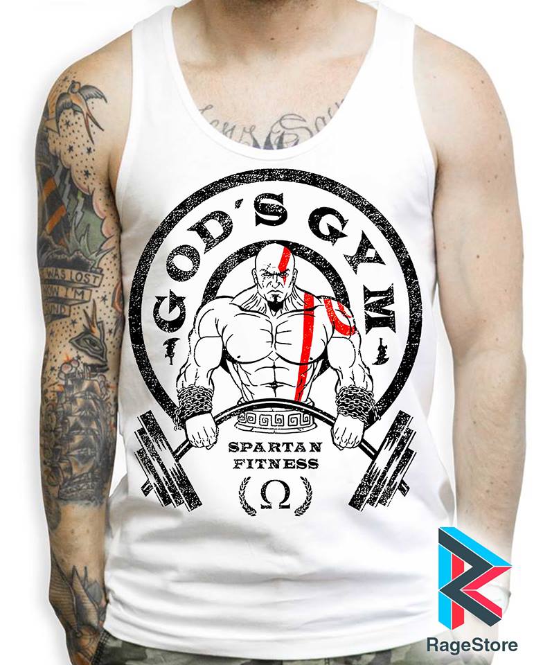 Camiseta God's Gym - Kratos