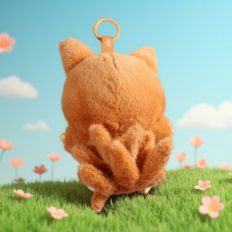 Naruto Uzumaki y Kurama chibi llavero de peluche Bag Charm estilo Labubu