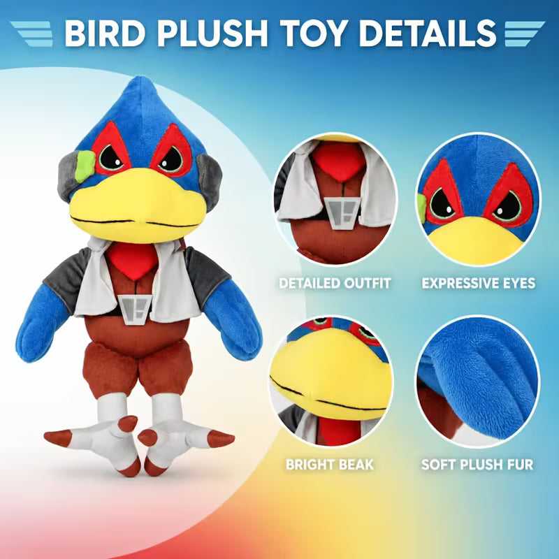 Peluche de Falco Lombardi (30 cm) - Star Fox