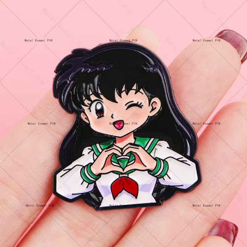 1x Pin Inuyasha - Broche de personaje de Inuyasha (Elige tu personaje)