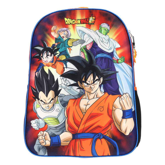 Set 3 en 1 Mochila Guerreros Saiyajin - Dragon Ball Super (Original)