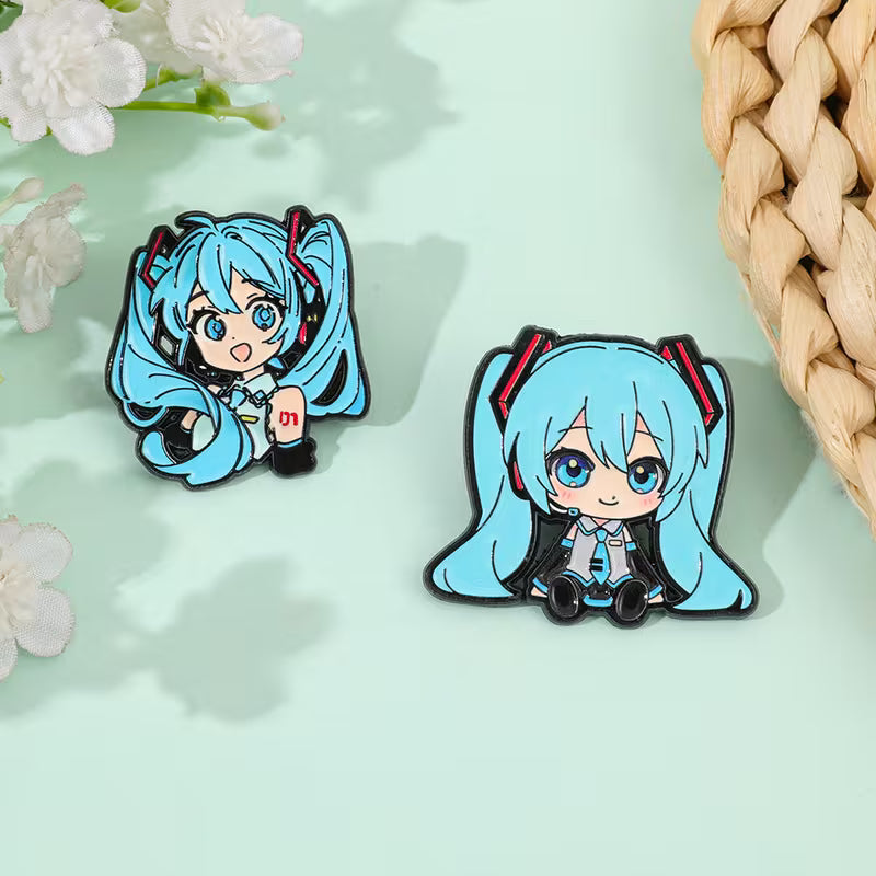 1x Pin de Hatsune Miku (Elige tu diseño)