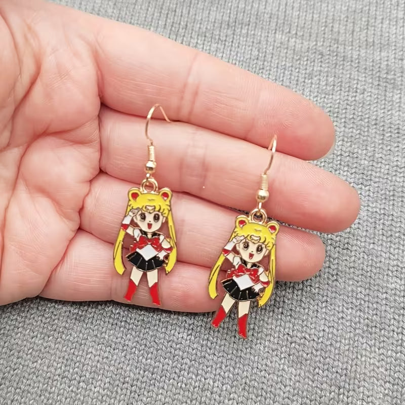 2x Aretes Usagi Tsukino Serena - Sailor Moon