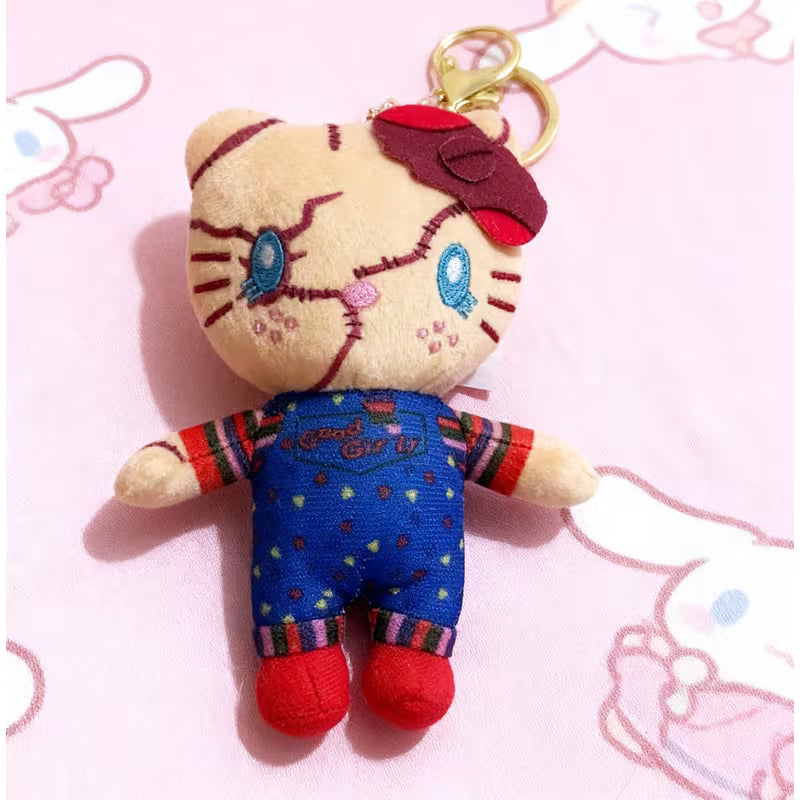 Hello Kitty Chucky - llavero de peluche Bag Charm