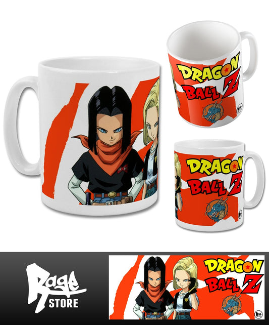 Taza Androides - Antroide 18 y 17 (DBZ)