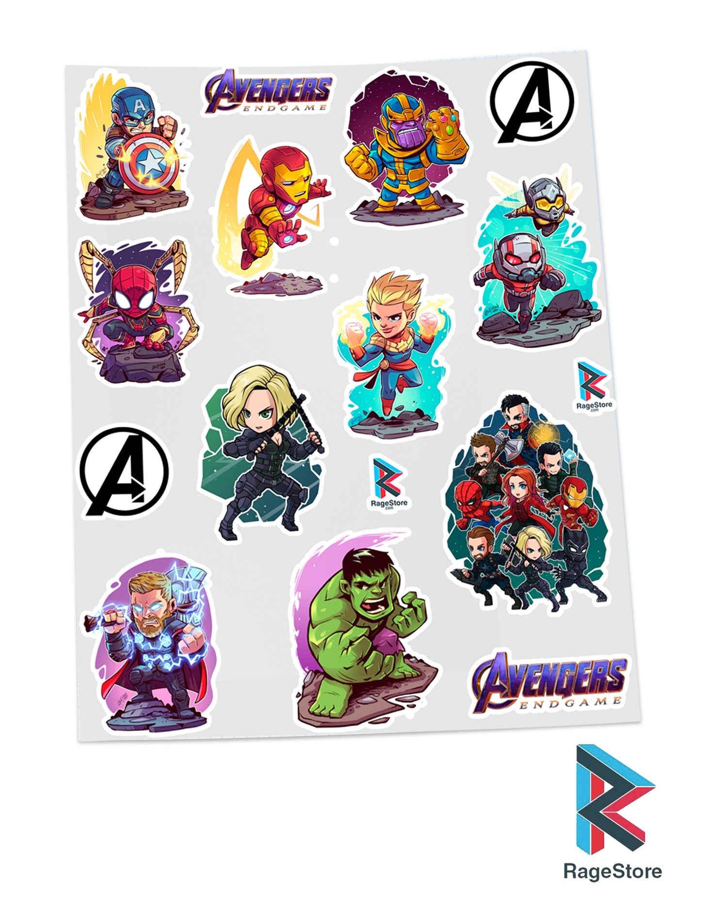 Stickers Avengers Chibi