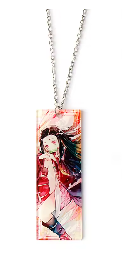Collar Nezuko de acrílico - Kimetsu No Yaiba