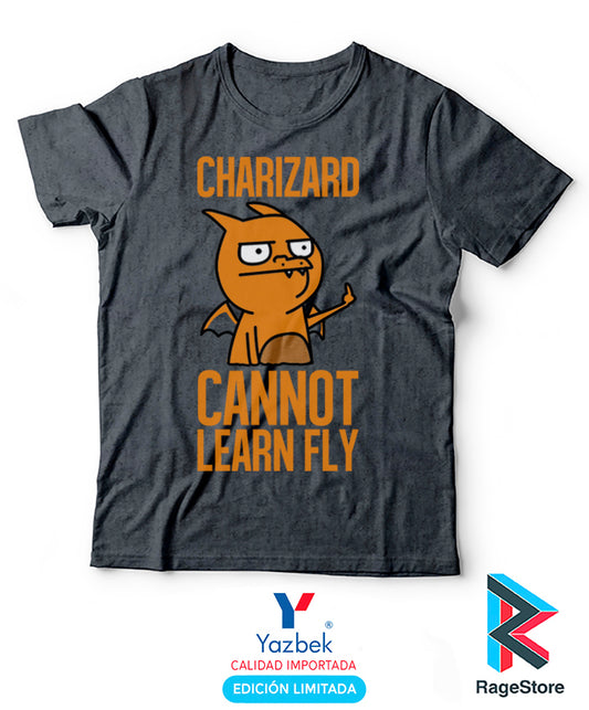 Charizard Cannot Learn Fly (Dark Gray) - Pokemon