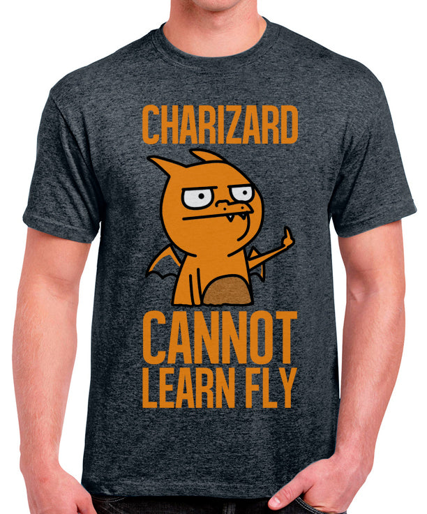 Charizard Cannot Learn Fly (Dark Gray) - Pokemon