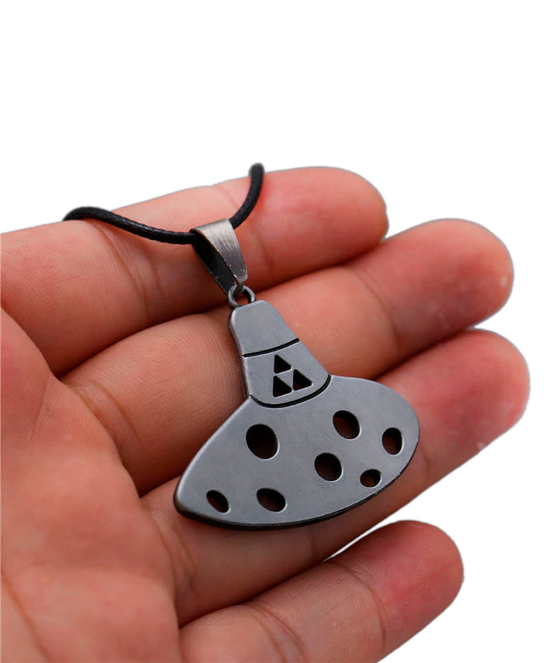 Collar Silver Ocarina - The Legend Of Zelda