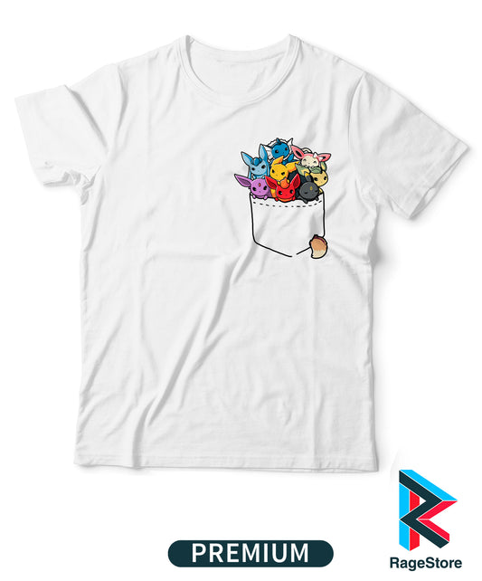 Eevee Pocket - Pokemon (Playera o Blusa)