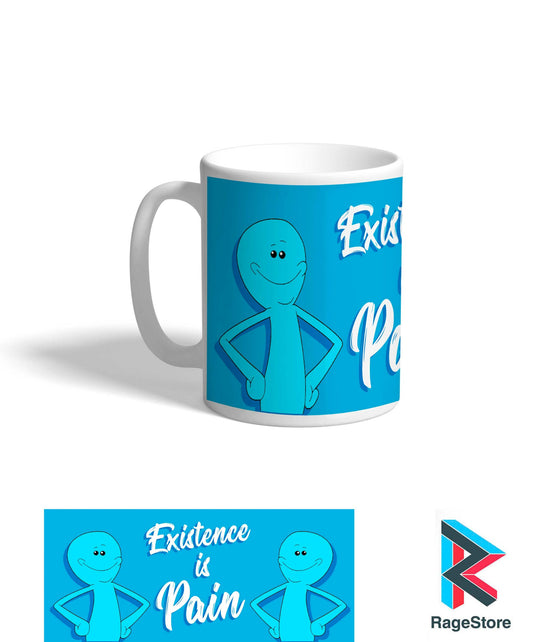 Taza Existence Is Pain - Rick And Morty