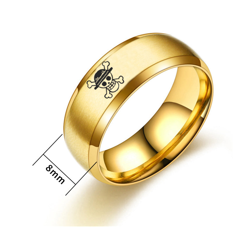 Anillo Luffy dorado - One Piece