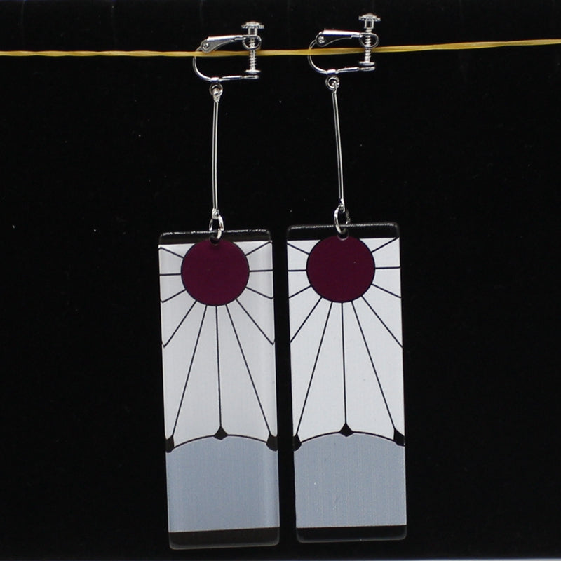 Aretes de Tanjiro Hanafuda (a presión)