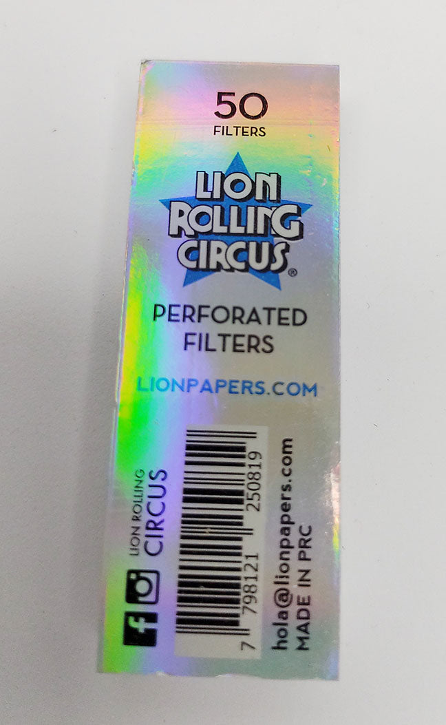 Filtros Lion Rolling Circus - Holográfico (x50 filtros)