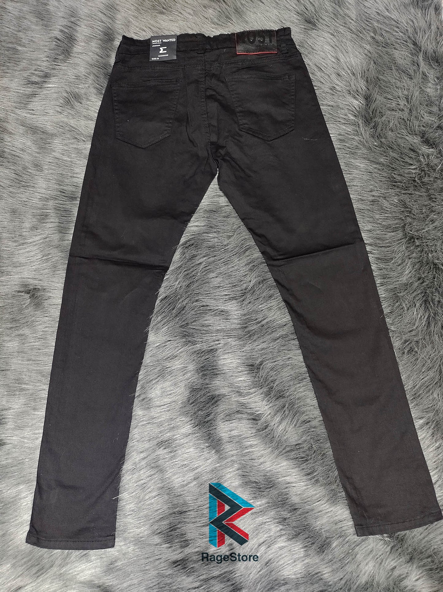 Pantalón negro stretch para hombre - Most Wanted