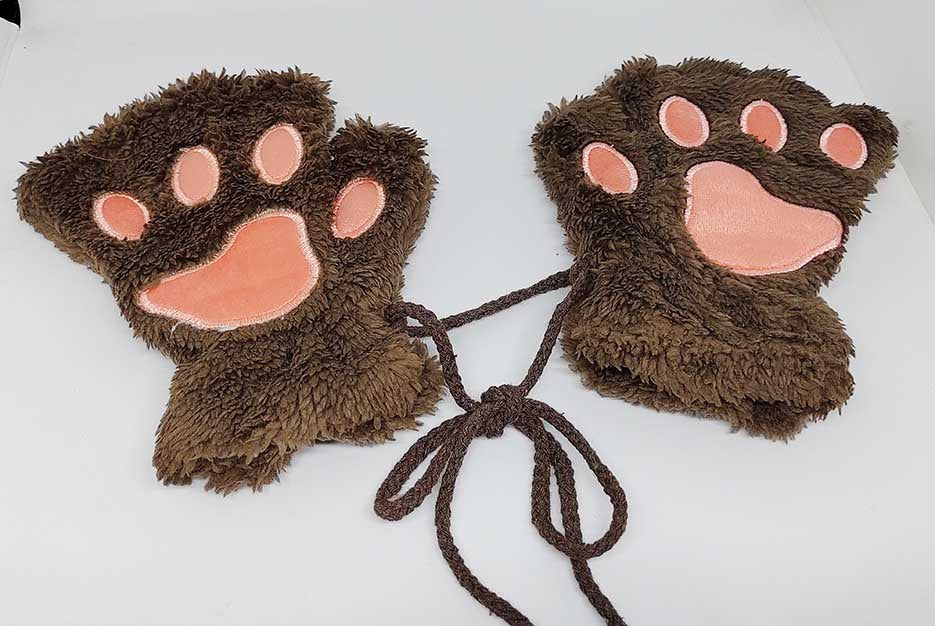 Guantes de gato sin dedos