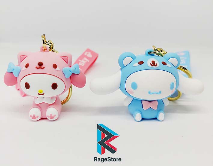 1x Llavero My Melody - Cinnamoroll - Hello Kitty