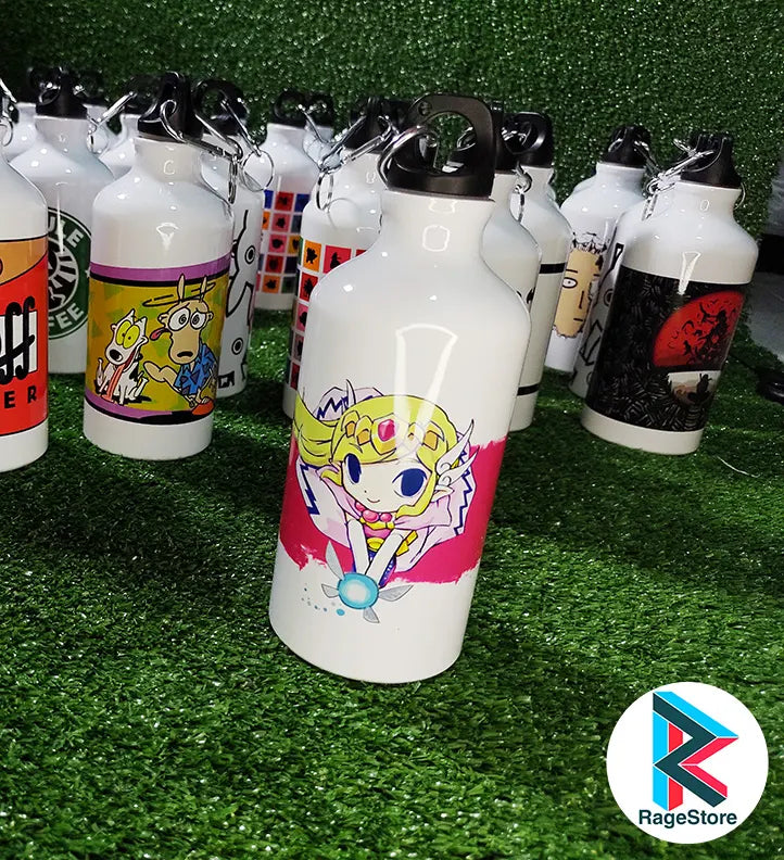 Pachón deportivo 500mL y 750mL con diseño anime, gaming, geek