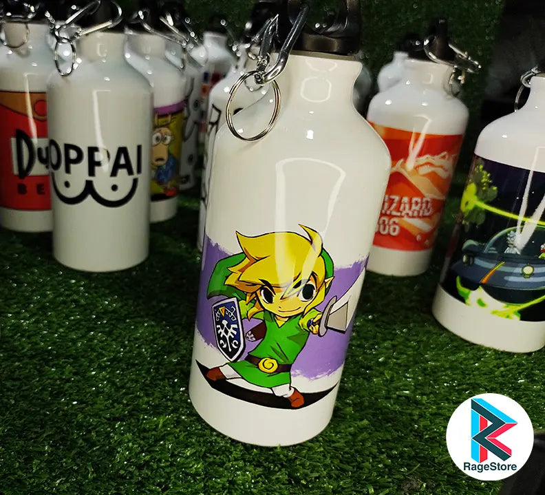 Pachón deportivo 500mL y 750mL con diseño anime, gaming, geek