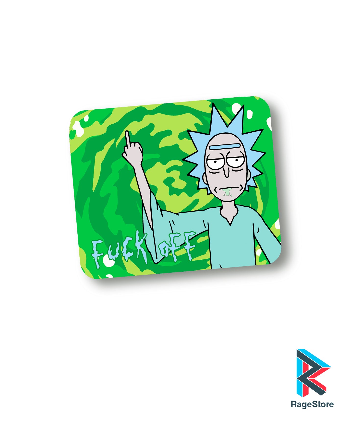 Mousepad Fuck Off - Rick and Morty