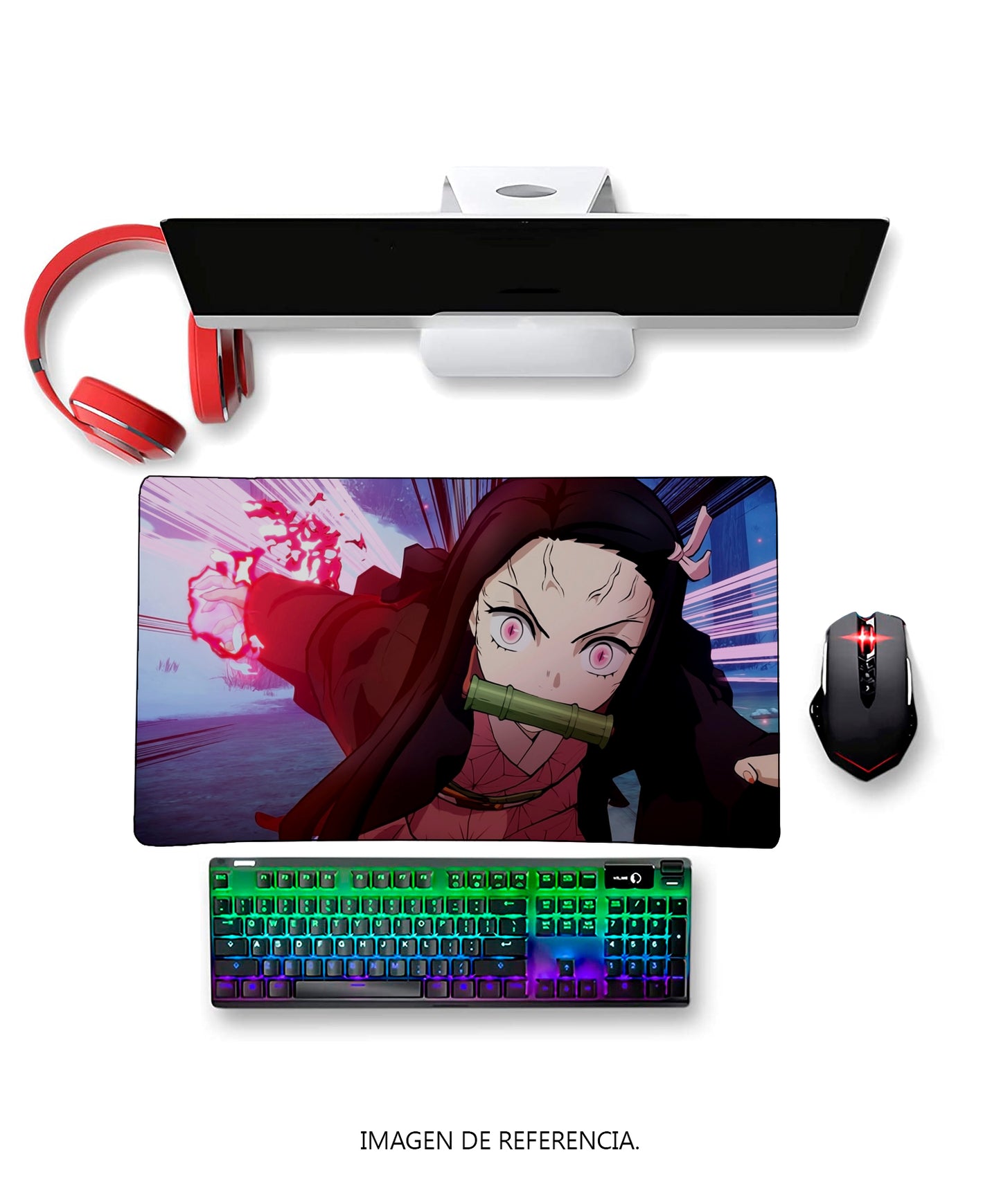 Mat Pad Nezuko Técnica Demoniaca - Kimetsu No Yaiba