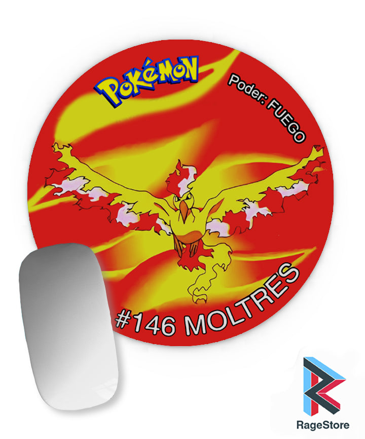 Mousepad Tazo Moltres - Pokemon