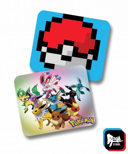 Mousepad Pokémon - Pokebola o Eevees