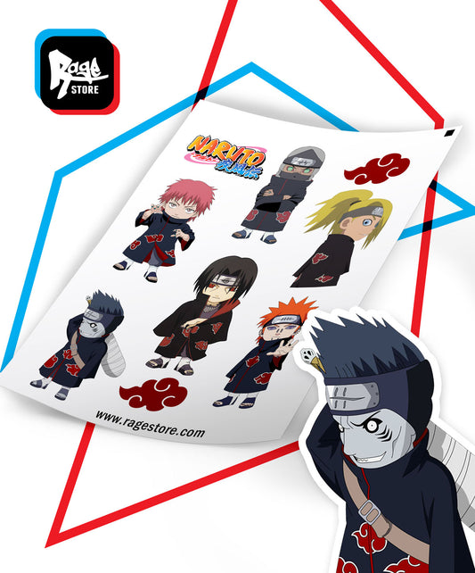 Stickers Naruto Akatsuki 1/2