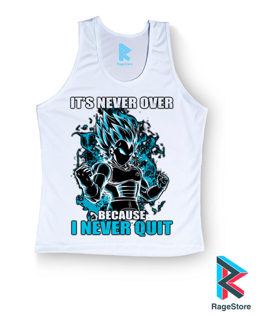 Camiseta Never Over - Vegeta