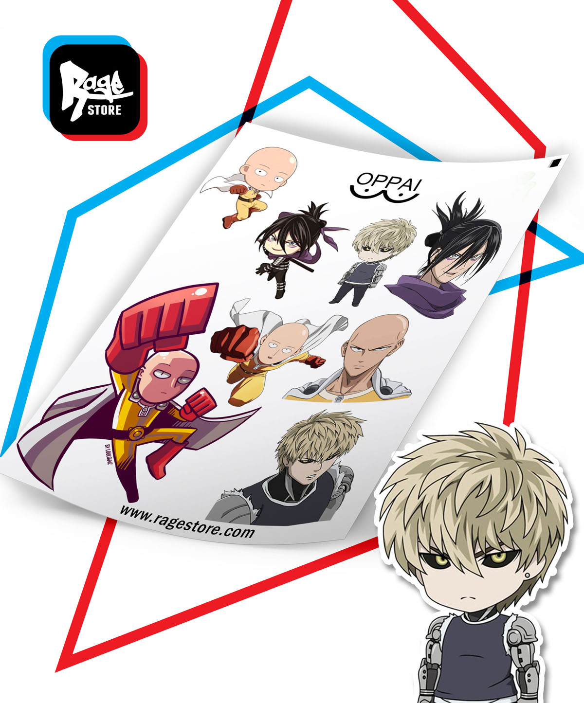 Stickers One Punch man – Rage store
