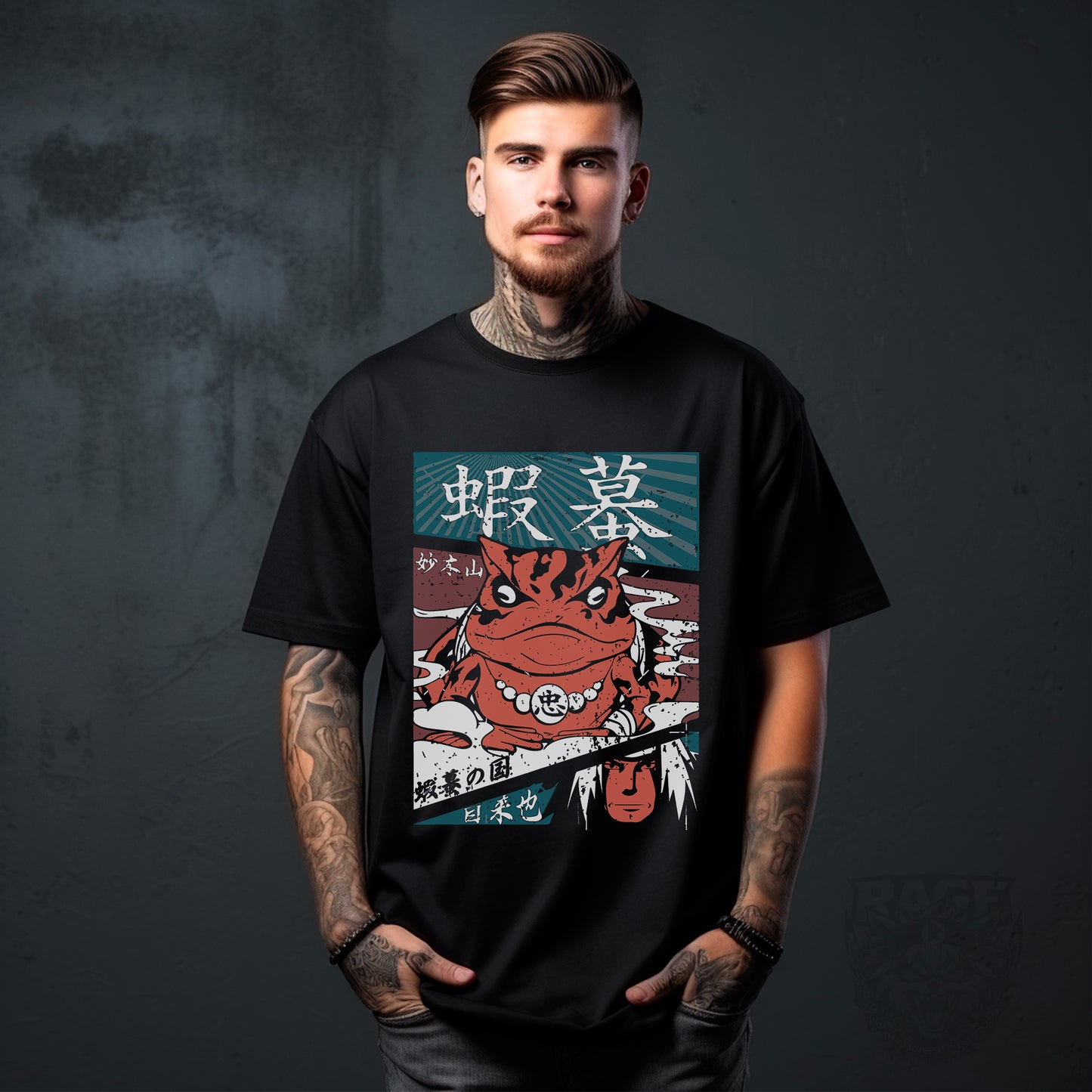 Gamabunta y Jiraiya (dtg) - Naruto Shippuden