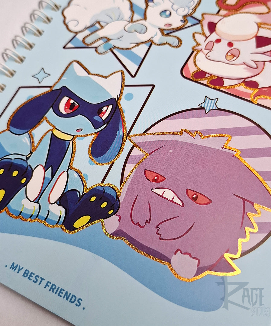 Cuaderno Pokemon Azul A5
