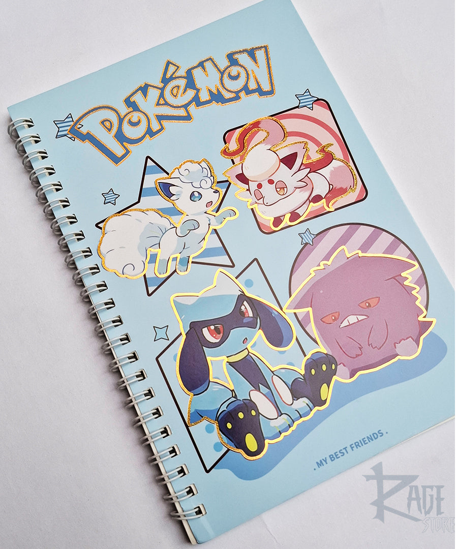 Cuaderno Pokemon Azul A5
