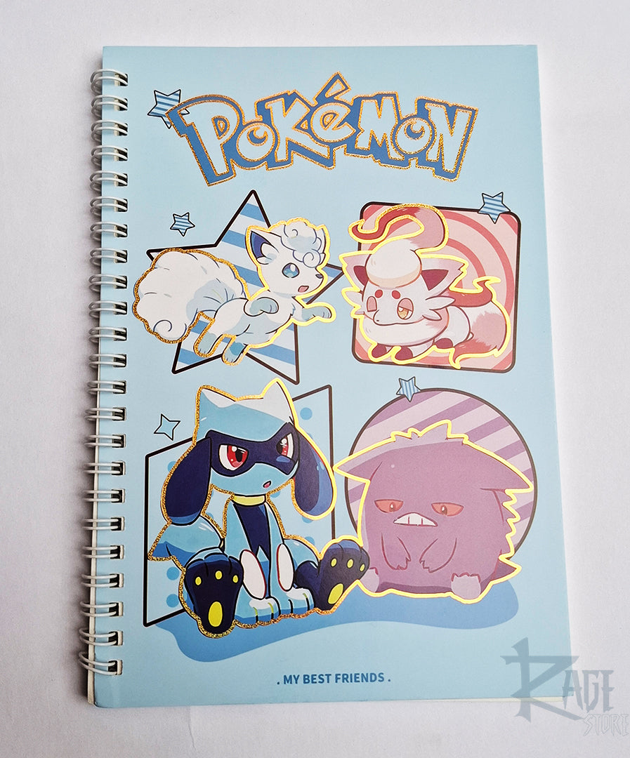 Cuaderno Pokemon Azul A5