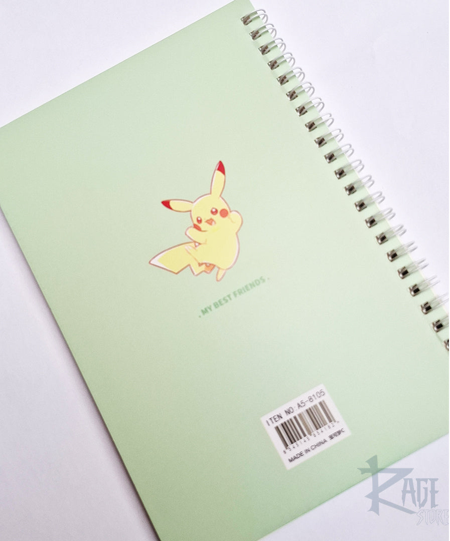 Cuaderno Pokemon Verde A5