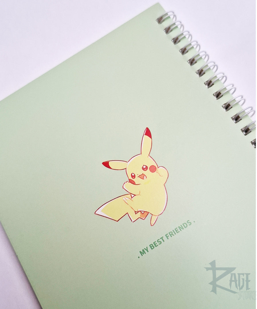 Cuaderno Pokemon Verde A5