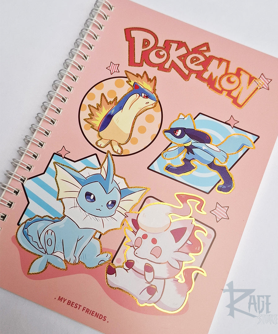 Cuaderno Pokemon Rojo A5