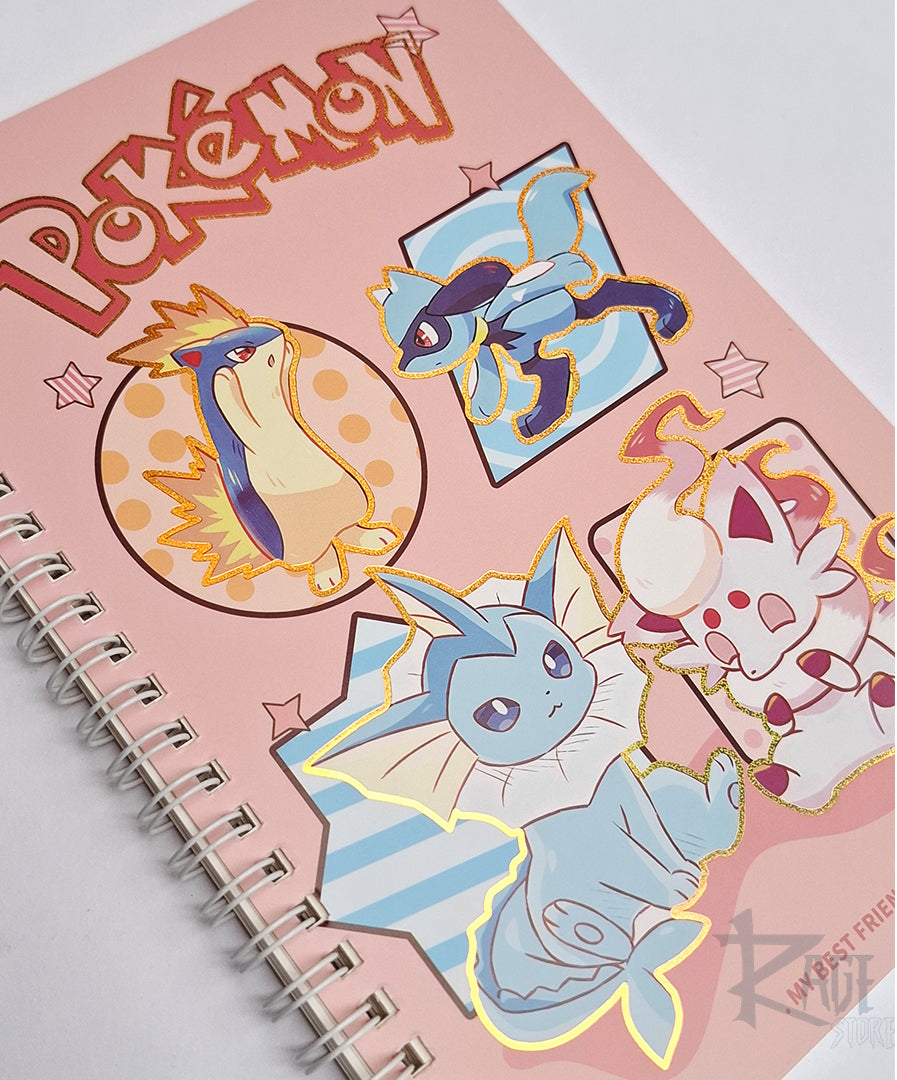 Cuaderno Pokemon Rojo A5