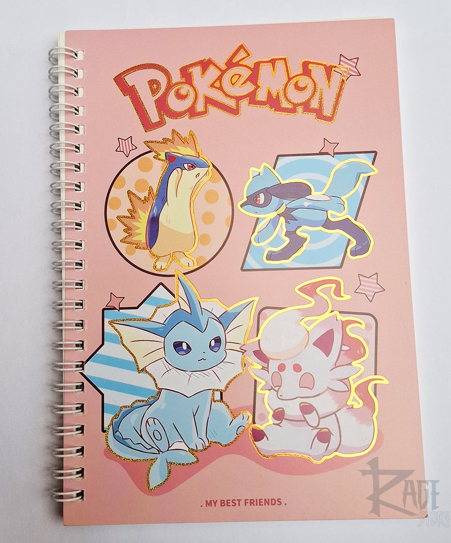 Cuaderno Pokemon Rojo A5