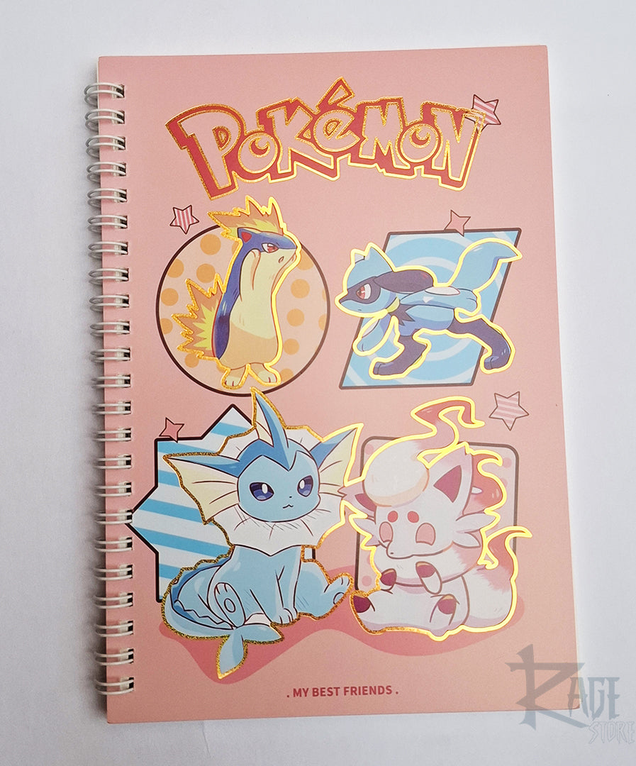 Cuaderno Pokemon Rojo A5