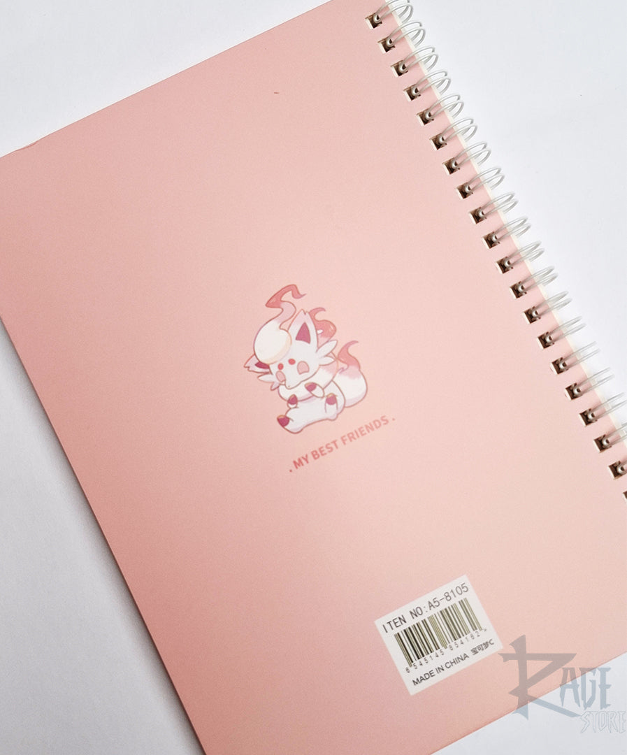 Cuaderno Pokemon Rojo A5