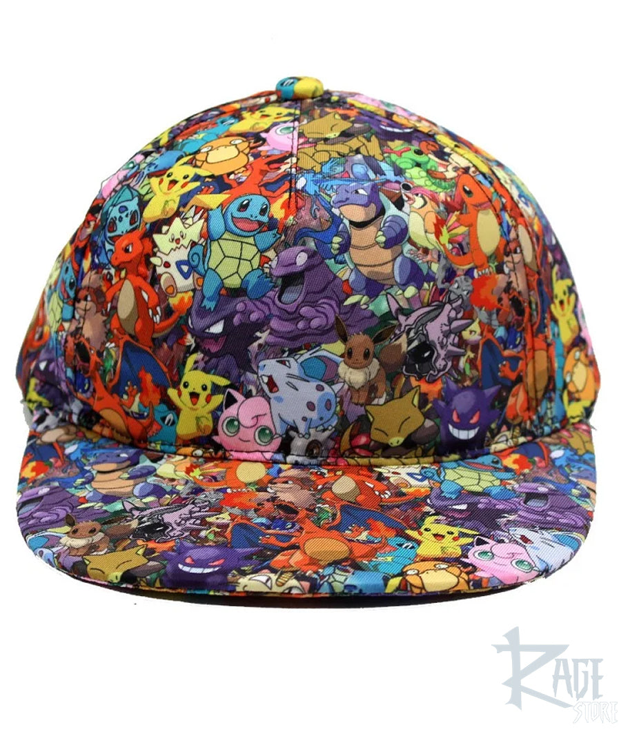 Gorra de Pokemon Collage