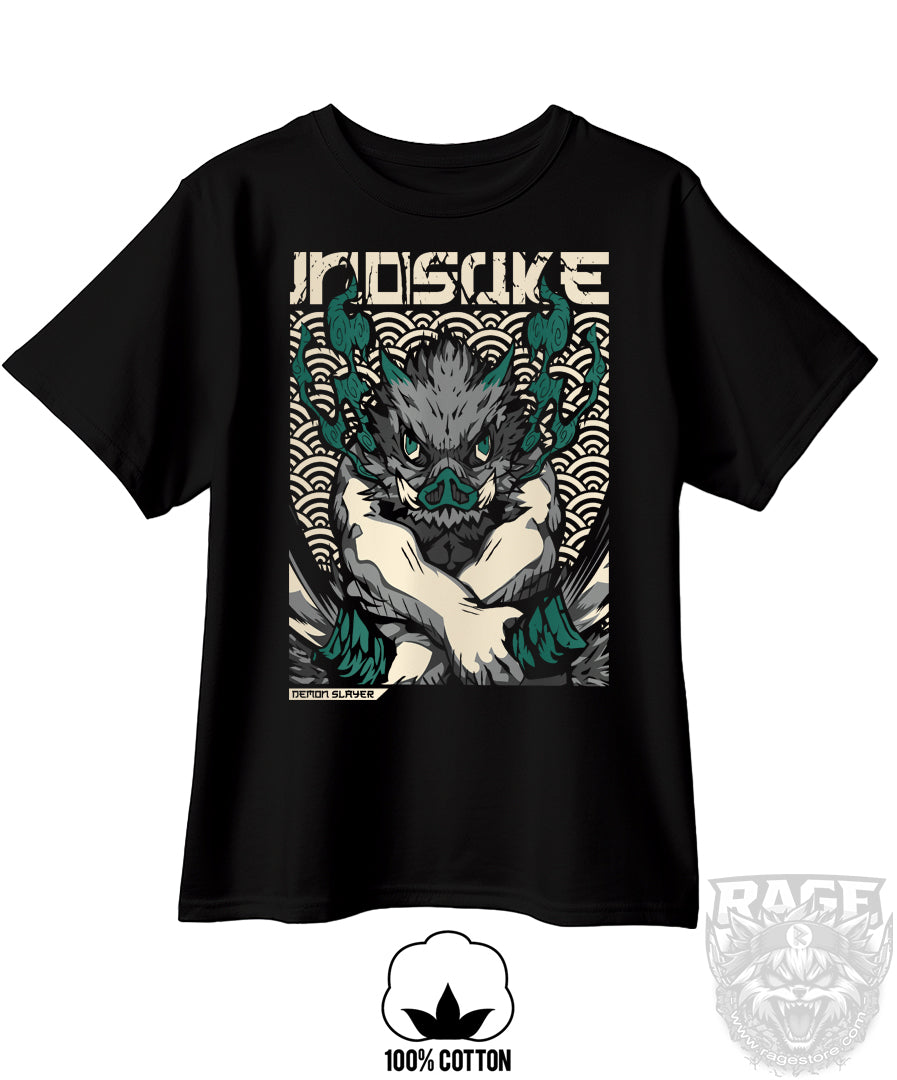 Inosuke Rudo 100% algodón - Demon Slayer (dtg)