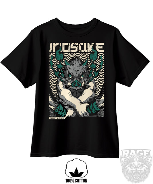 Inosuke Rudo 100% algodón - Demon Slayer (dtg)