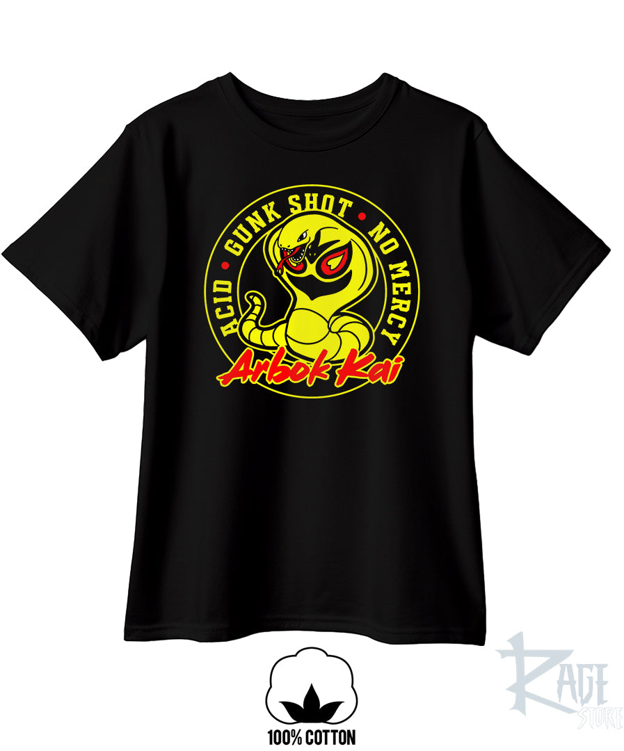 Arbok Kai (dtg) Playera 100% algodón Cobra Kai