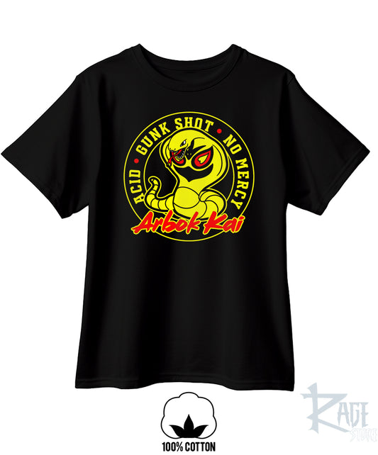 Arbok Kai (dtg) Playera 100% algodón Cobra Kai