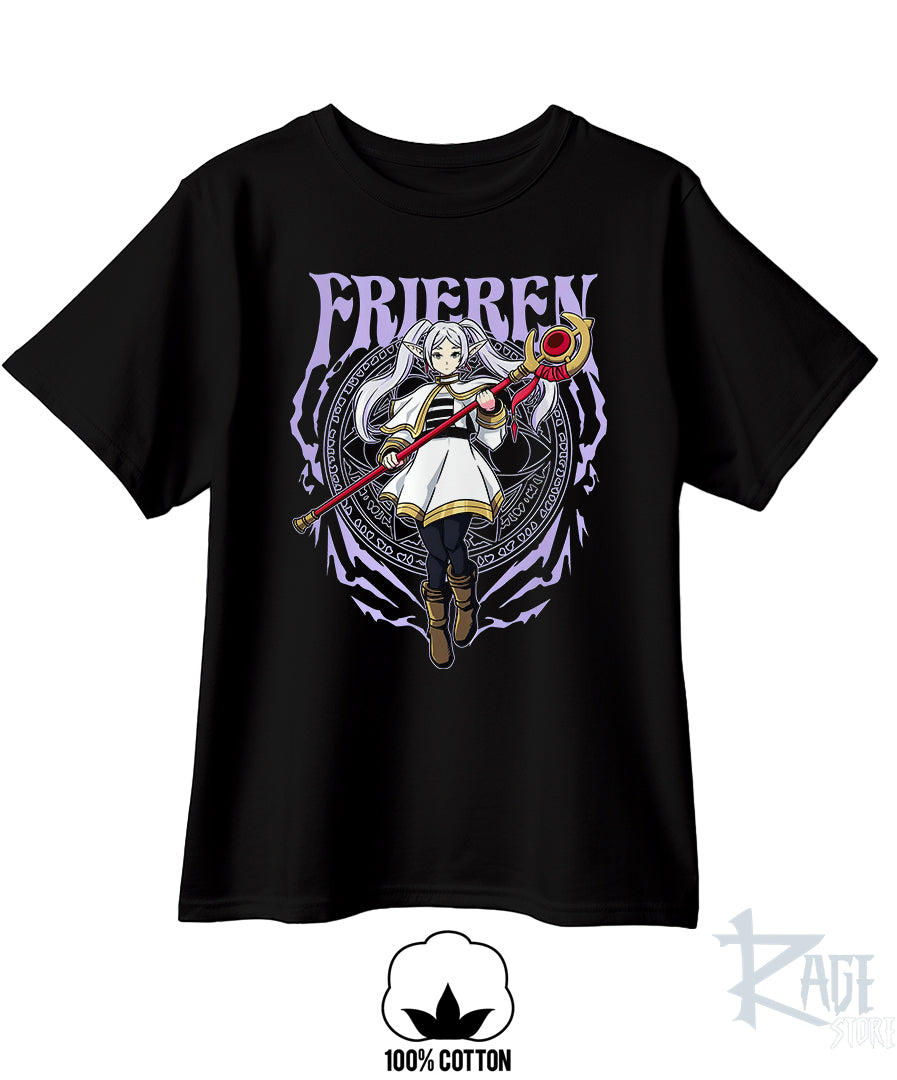 Sousou no Frieren (dtg) Playera 100% algodón