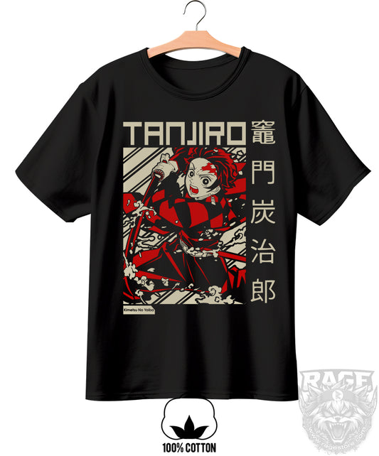 Tanjiro Kamado 25 100% algodón - Demon Slayer